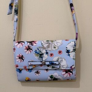 Nine West Floral Crossbody Bag in Multicolor Women’s Clutch - removable straps